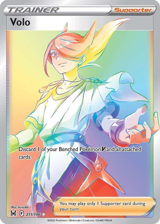 Volo (Secret) 211  - Holofoil SWSH11 Lost Origin - Secret Rare