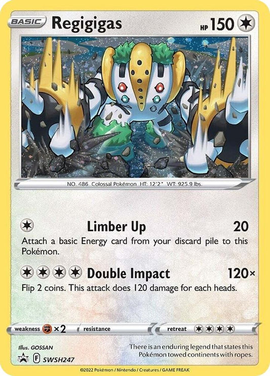 Regigigas (Cosmos Holo) SWSH247  - Holofoil SWSH Sword & Shield Promo Cards - Promo