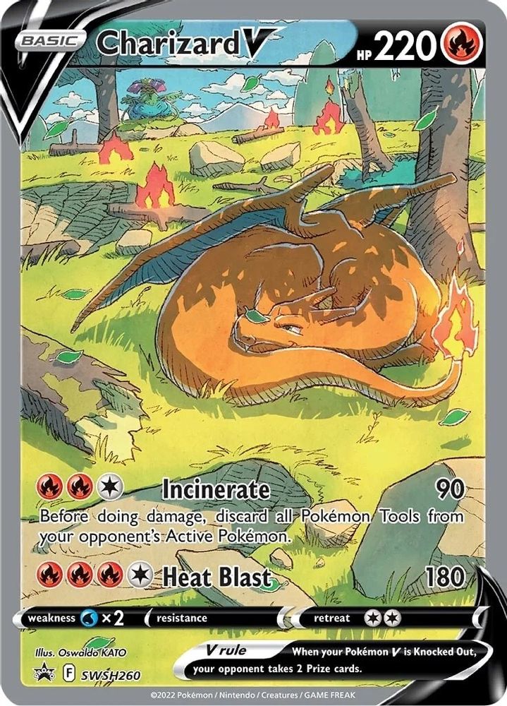 Charizard V SWSH260  - Holofoil SWSH Sword & Shield Promo Cards - Promo