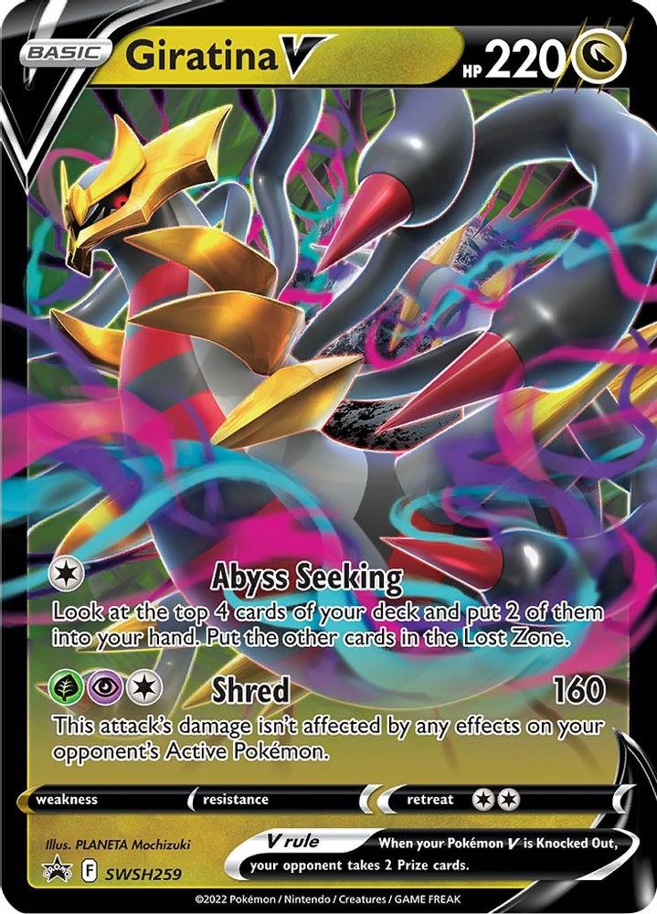 Giratina V SWSH259  - Holofoil SWSH Sword & Shield Promo Cards - Promo