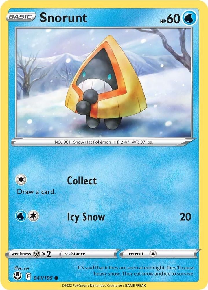 Snorunt 041  SWSH12 Silver Tempest - Common