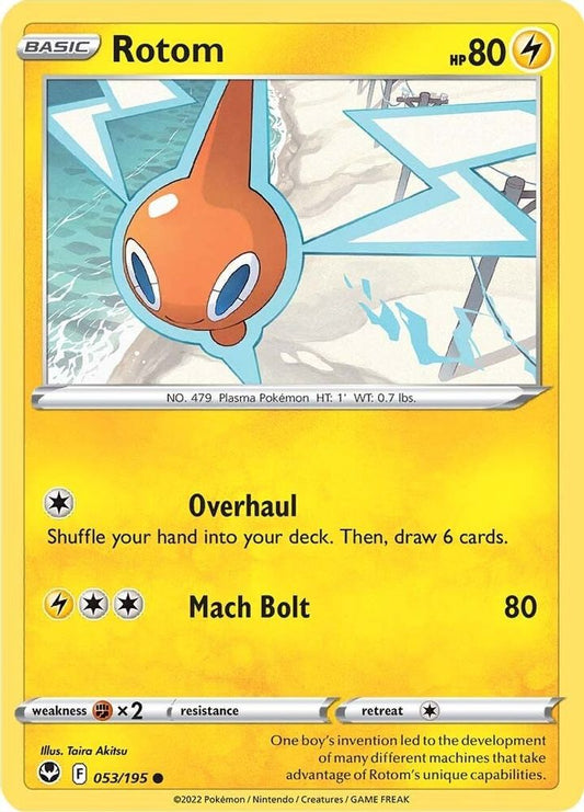 Rotom 053  - Reverse Holofoil SWSH12 Silver Tempest - Common
