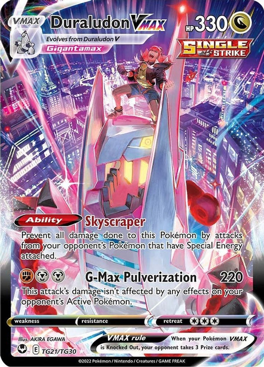 Duraludon VMAX TG21  - Holofoil SWSH12 Silver Tempest Trainer Gallery - Ultra Rare