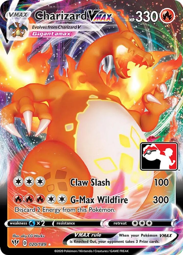 Charizard VMAX  - Holofoil Prize Pack Series Cards - Ultra Rare