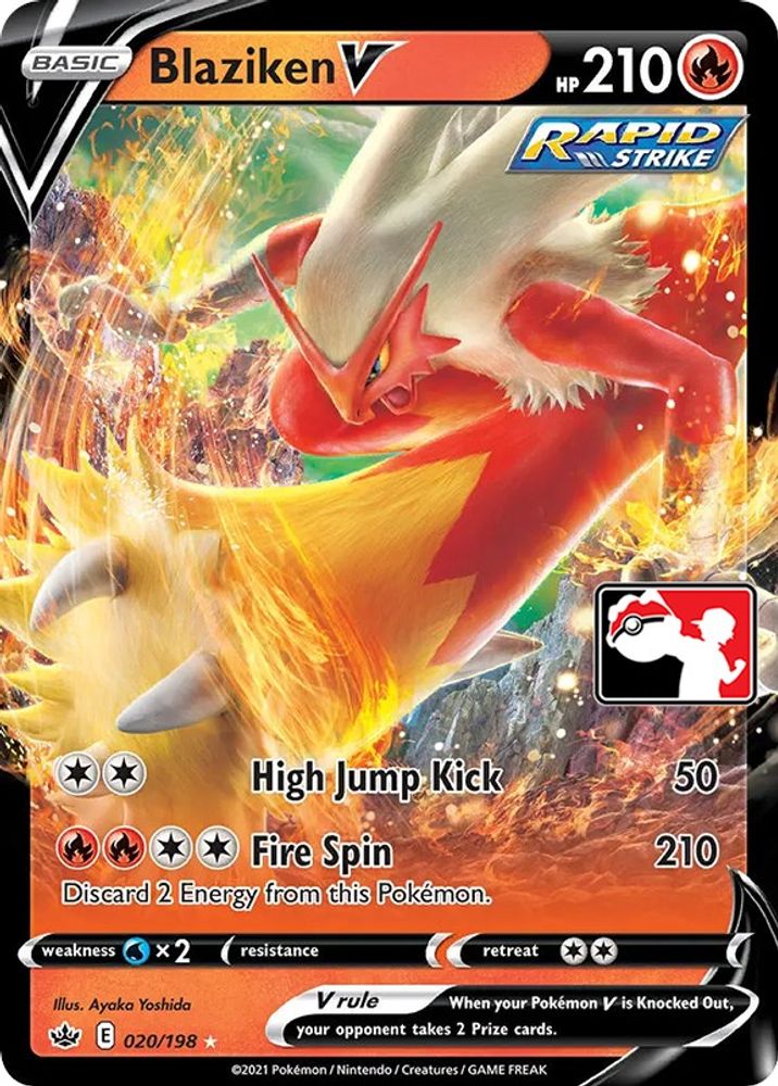 Blaziken V  - Holofoil Prize Pack Series Cards - Ultra Rare