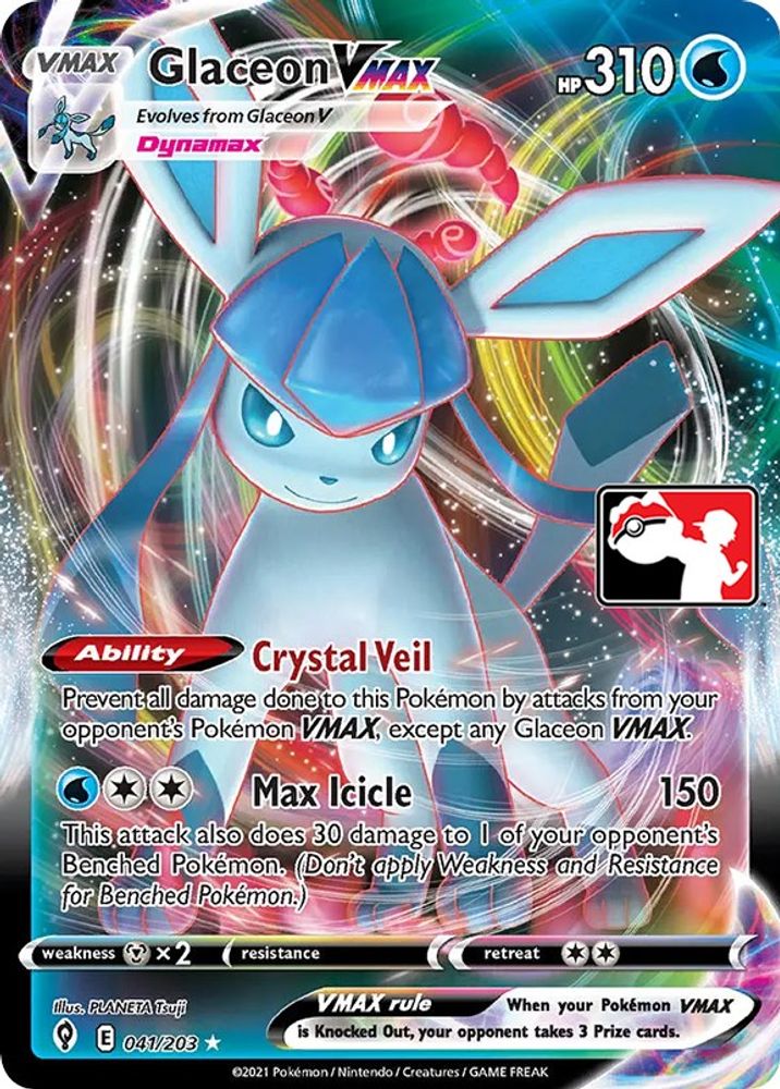Glaceon VMAX  - Holofoil Prize Pack Series Cards - Ultra Rare
