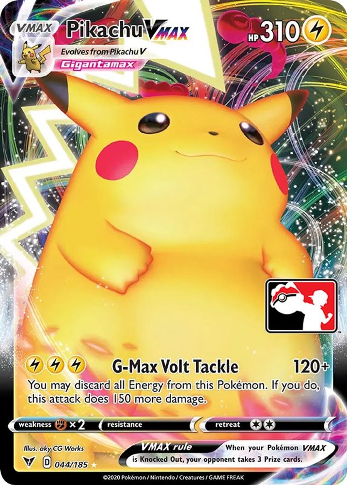 Pikachu VMAX  - Holofoil Prize Pack Series Cards - Ultra Rare