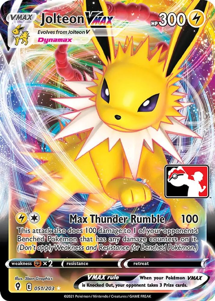Jolteon VMAX  - Holofoil Prize Pack Series Cards - Ultra Rare