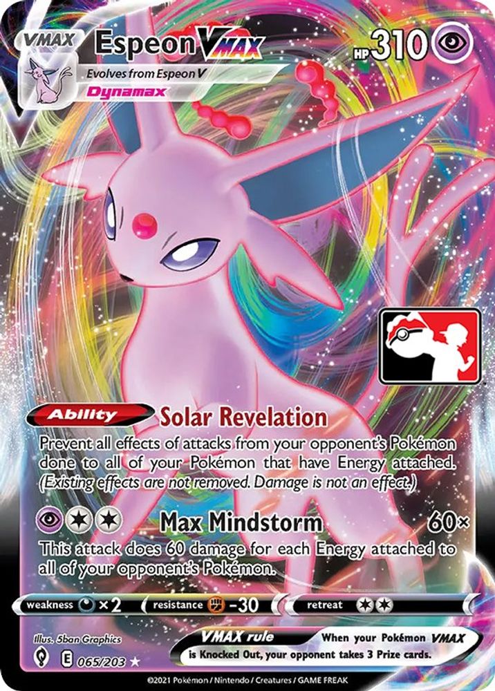 Espeon VMAX  - Holofoil Prize Pack Series Cards - Ultra Rare