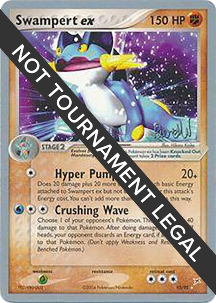 Swampert ex - 2004 (Reed Weichler) 095  World Championship Decks - Ultra Rare