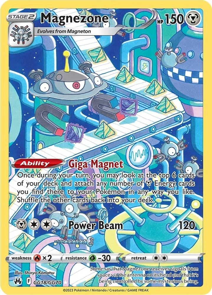 Magnezone GG18  - Holofoil Crown Zenith Galarian Gallery - Ultra Rare