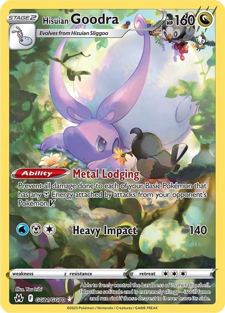 Hisuian Goodra GG21  - Holofoil Crown Zenith Galarian Gallery - Ultra Rare