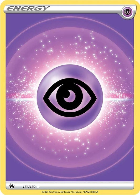 Psychic Energy (Texture Full Art) 156  - Holofoil Crown Zenith - Ultra Rare