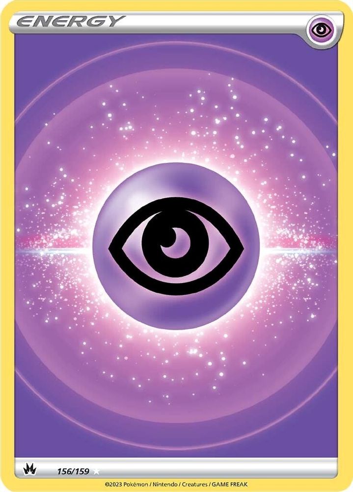 Psychic Energy (Texture Full Art) 156  - Holofoil Crown Zenith - Ultra Rare