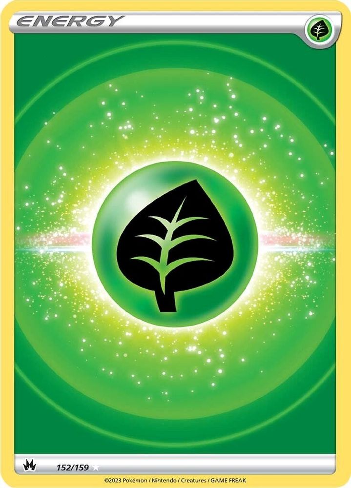Grass Energy (Texture Full Art) 152  - Holofoil Crown Zenith - Ultra Rare