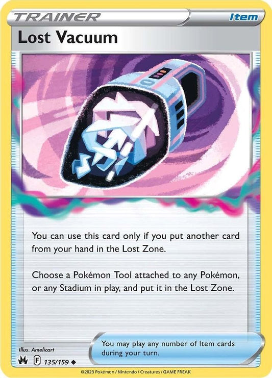 Lost Vacuum 135  - Reverse Holofoil Crown Zenith - Uncommon