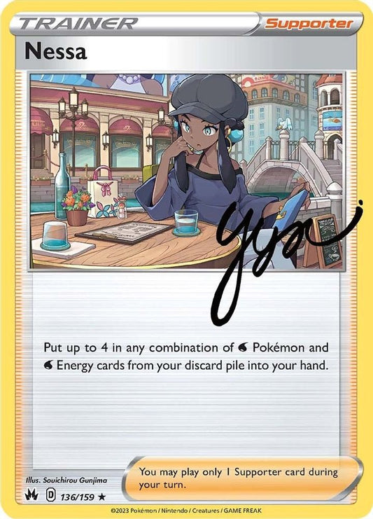 Nessa 136  - Reverse Holofoil Crown Zenith - Holo Rare