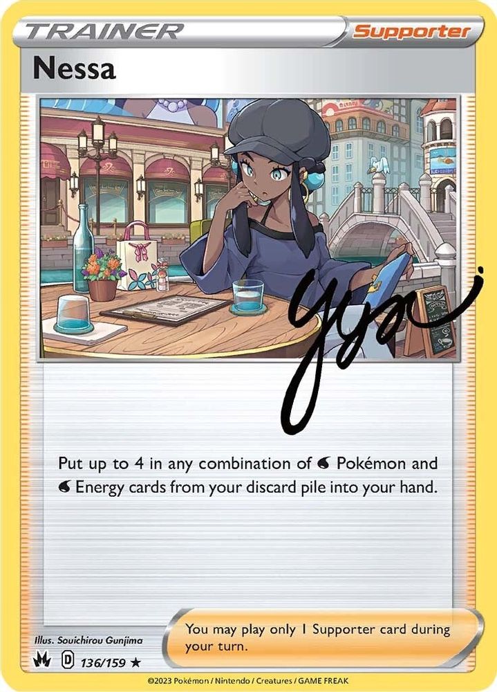 Nessa 136  - Holofoil Crown Zenith - Holo Rare