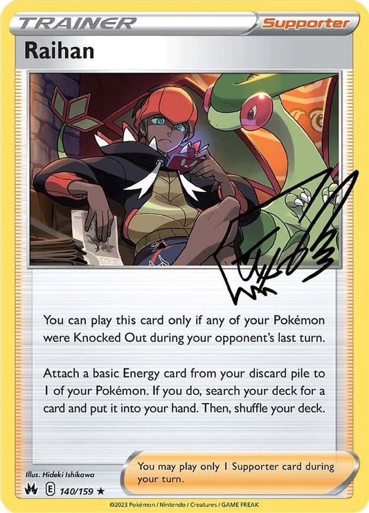 Raihan 140  - Holofoil Crown Zenith - Holo Rare
