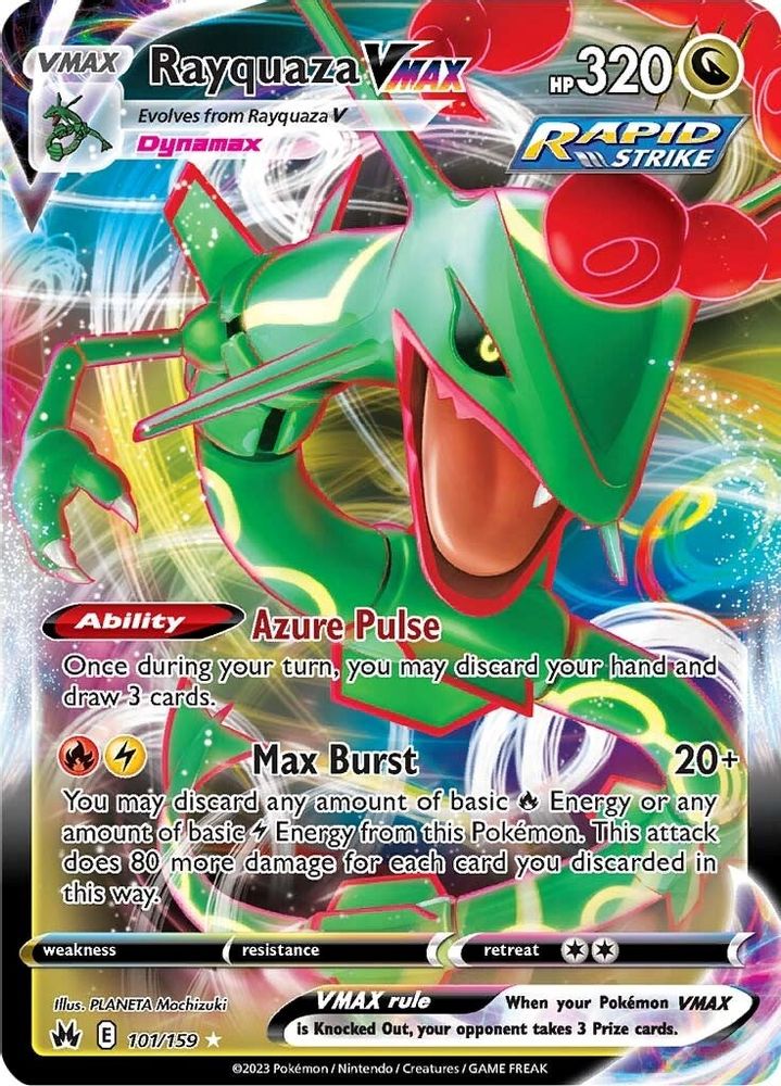 Rayquaza VMAX (101) (101) 101  - Holofoil Crown Zenith - Ultra Rare