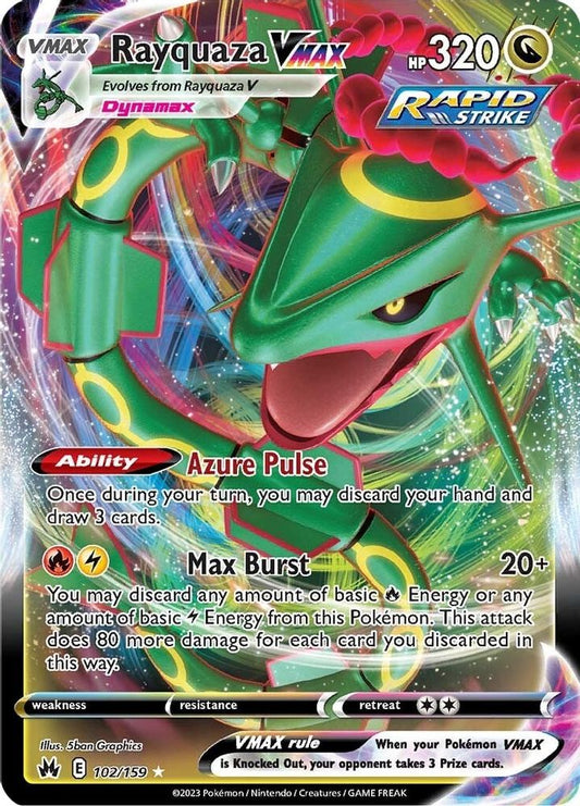 Rayquaza VMAX (102) (102) 102  - Holofoil Crown Zenith - Ultra Rare