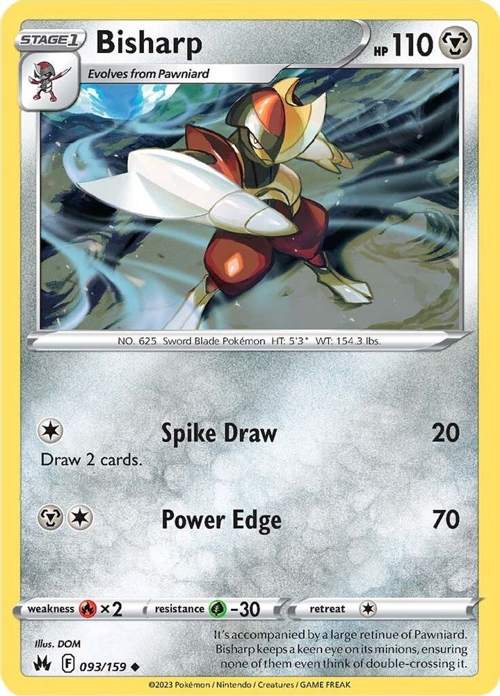 Bisharp 093  Crown Zenith - Uncommon