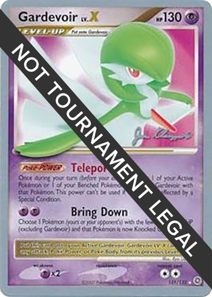 Gardevoir LV.X - 2008 (Jason Klaczynski) 131  World Championship Decks - Ultra Rare