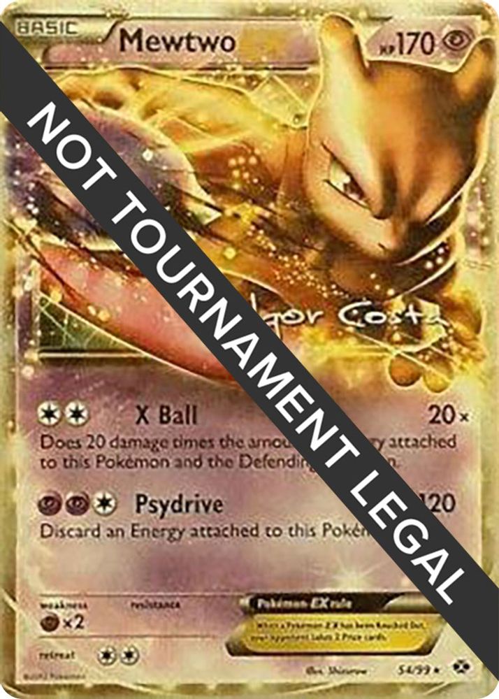 Mewtwo EX - 2012 (Igor Costa) 054  World Championship Decks - Ultra Rare