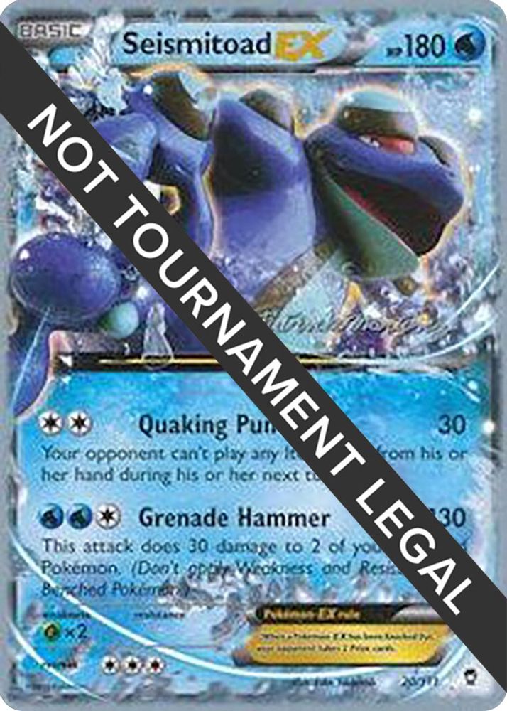 Seismitoad EX (Patrick Martinez) 020  World Championship Decks - Ultra Rare