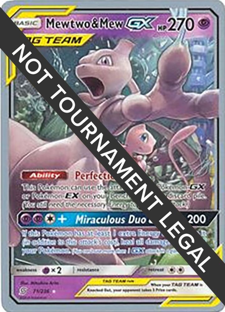 Mewtwo & Mew GX - 2019 (Henry Brand) 071  World Championship Decks - Ultra Rare