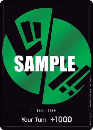 DON!! Card (Green) - One Piece Promotion Cards Foil