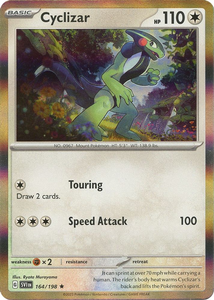 Cyclizar 164/198  - Holofoil SV01 Scarlet & Violet Base Set - Rare