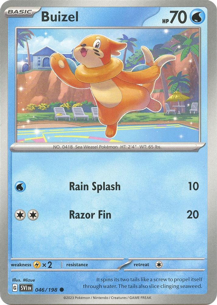 Buizel 046  SV01 Scarlet & Violet Base Set - Common