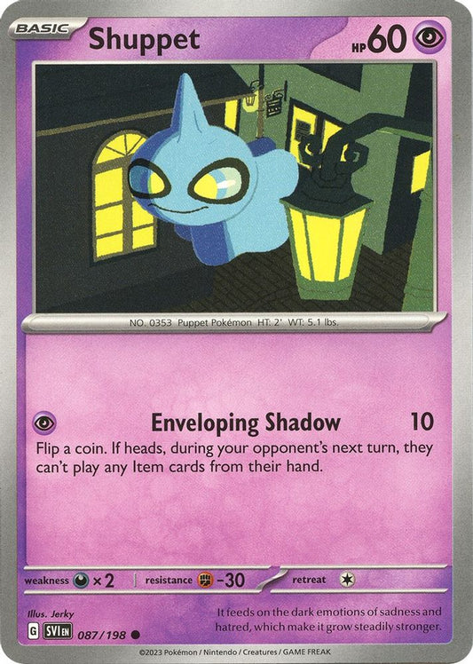 Shuppet 087  SV01 Scarlet & Violet Base Set - Common