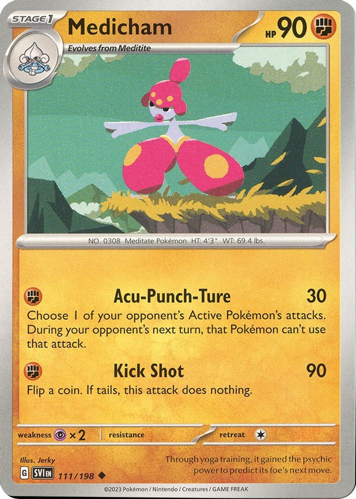 Medicham 111/198  SV01 Scarlet & Violet Base Set - Uncommon