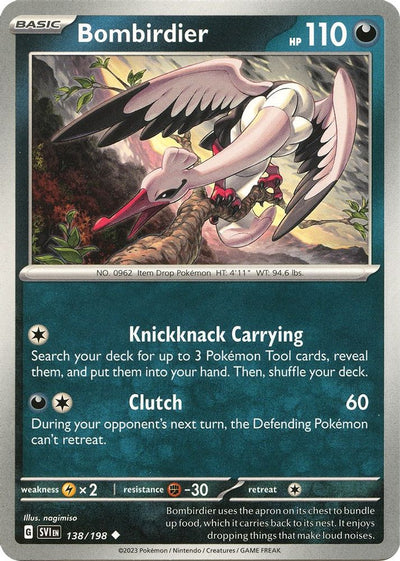 Bombirdier 138/198  SV01 Scarlet & Violet Base Set - Uncommon