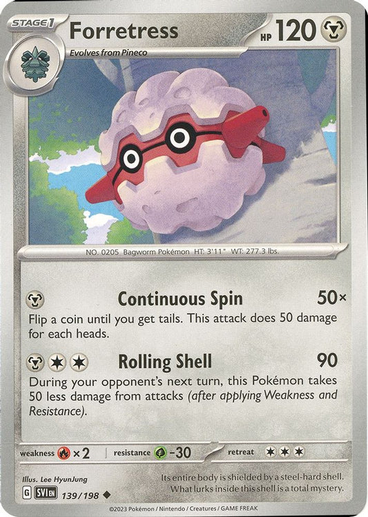 Forretress 139  SV01 Scarlet & Violet Base Set - Uncommon