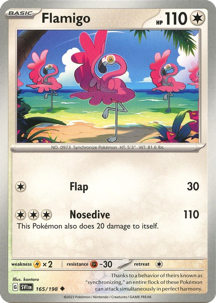 Flamigo 165  SV01 Scarlet & Violet Base Set - Uncommon