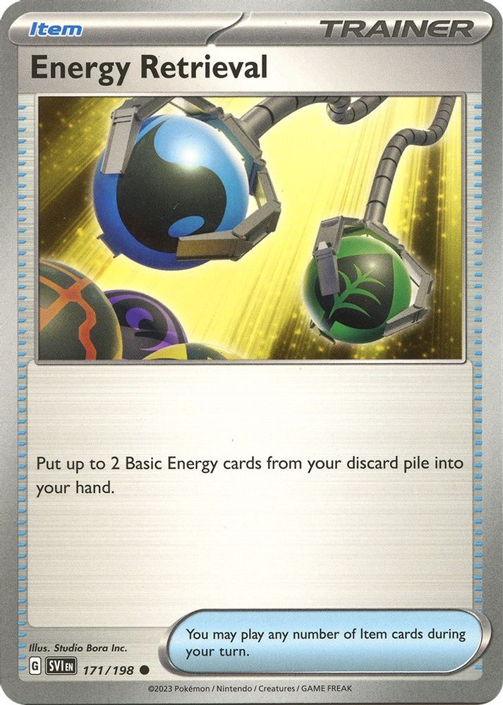 Energy Retrieval 171  SV01 Scarlet & Violet Base Set - Common