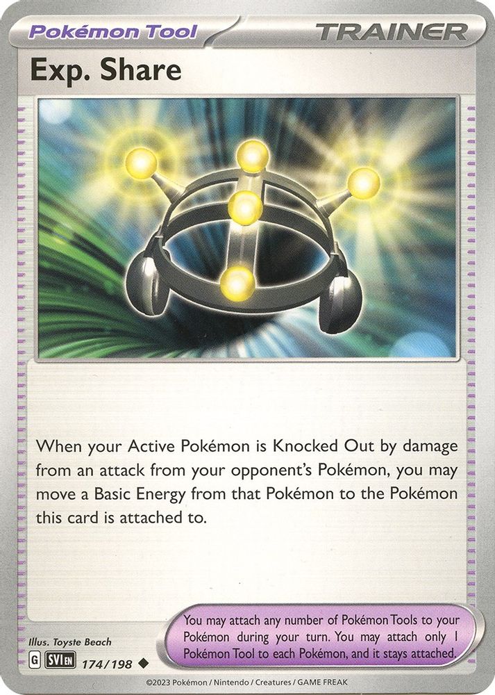 Exp. Share 174  SV01 Scarlet & Violet Base Set - Uncommon