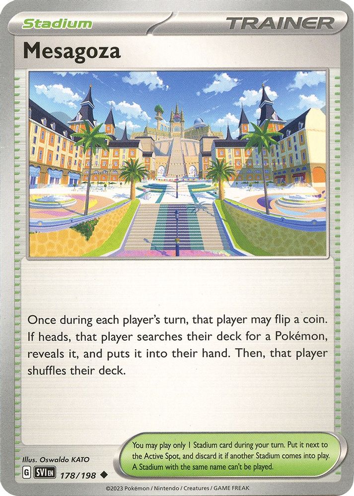 Mesagoza 178/198  - Reverse Holofoil SV01 Scarlet & Violet Base Set - Uncommon