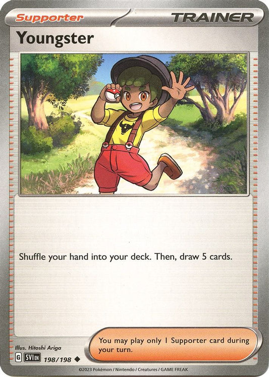 Youngster 198  - Reverse Holofoil SV01 Scarlet & Violet Base Set - Uncommon