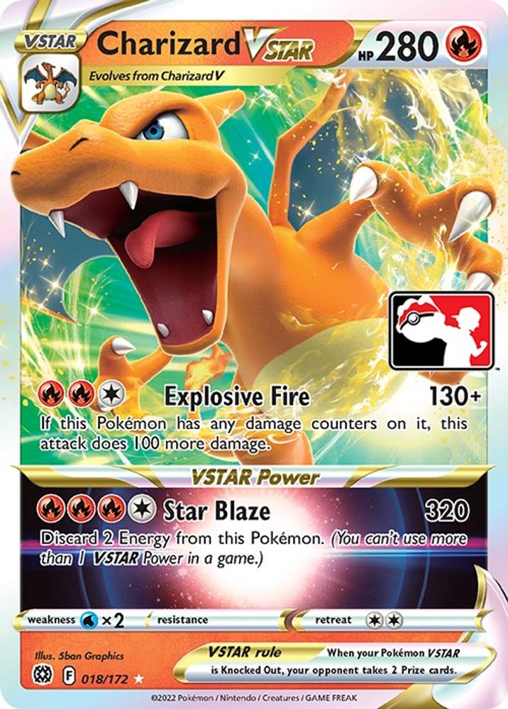 Charizard VSTAR  - Holofoil Prize Pack Series Cards - Ultra Rare