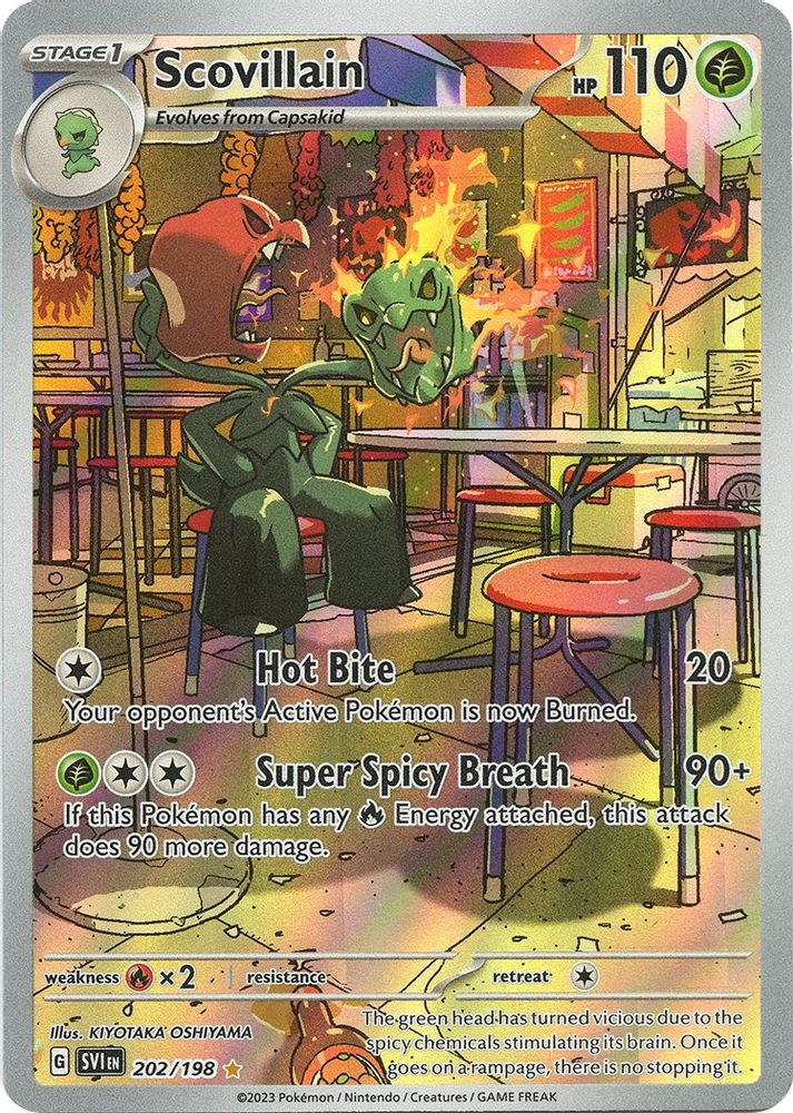 Scovillain 202/198  - Holofoil SV01 Scarlet & Violet Base Set - Illustration Rare