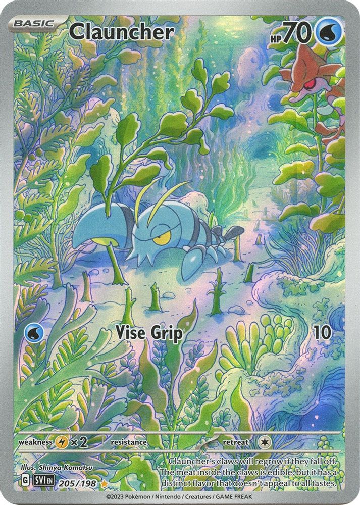 Clauncher 205/198  - Holofoil SV01 Scarlet & Violet Base Set - Illustration Rare
