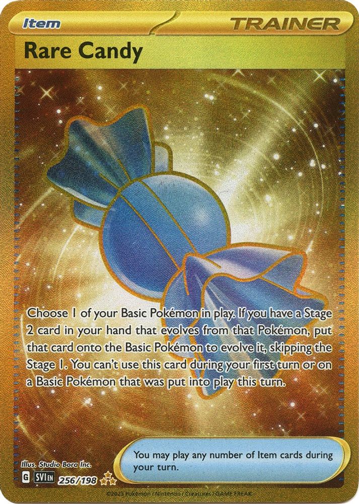Rare Candy 256/198  - Holofoil SV01 Scarlet & Violet Base Set - Hyper Rare