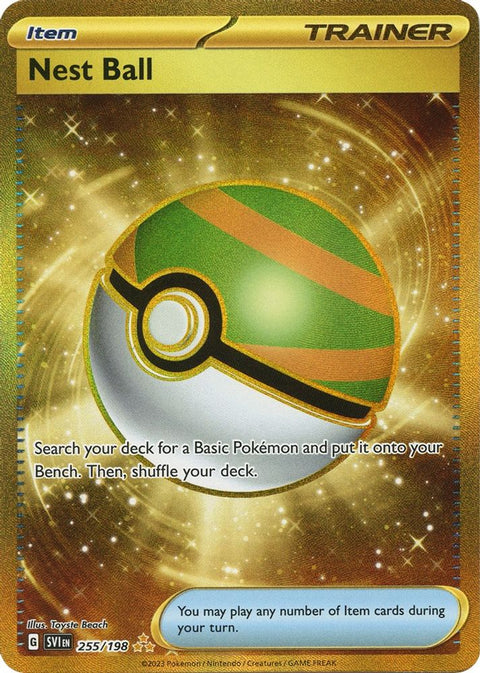 Nest Ball 255/198  - Holofoil SV01 Scarlet & Violet Base Set - Hyper Rare