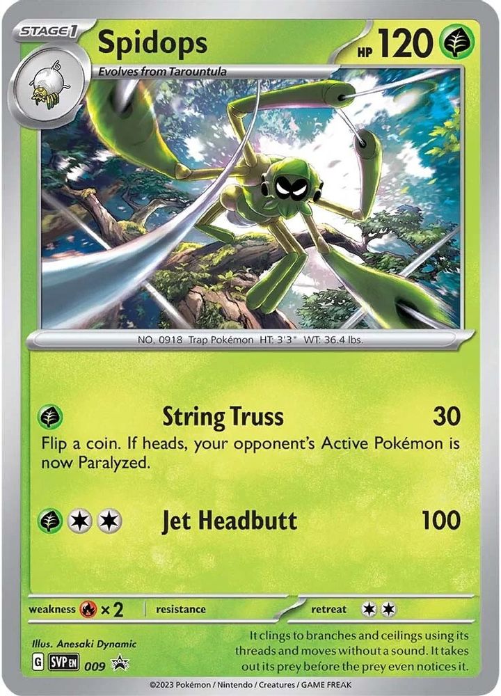 Spidops 009  - Holofoil SV Scarlet & Violet Promo Cards - Promo