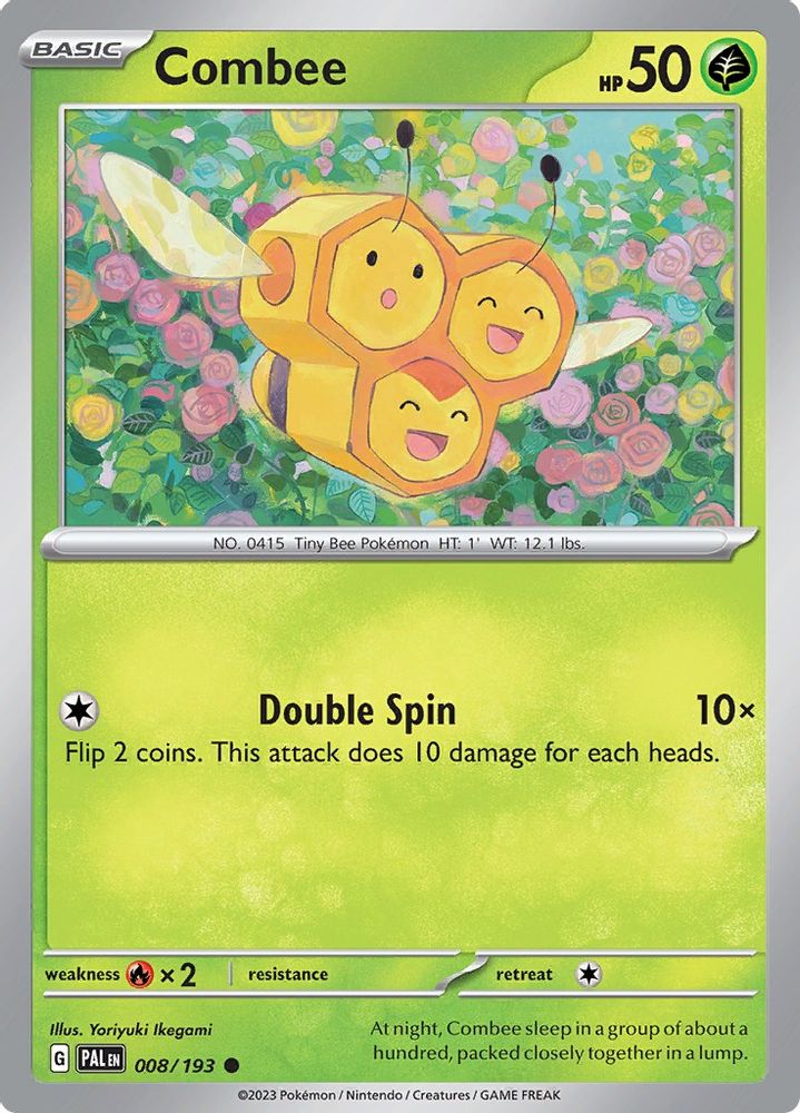 Combee 008  - Reverse Holofoil SV02 Paldea Evolved - Common