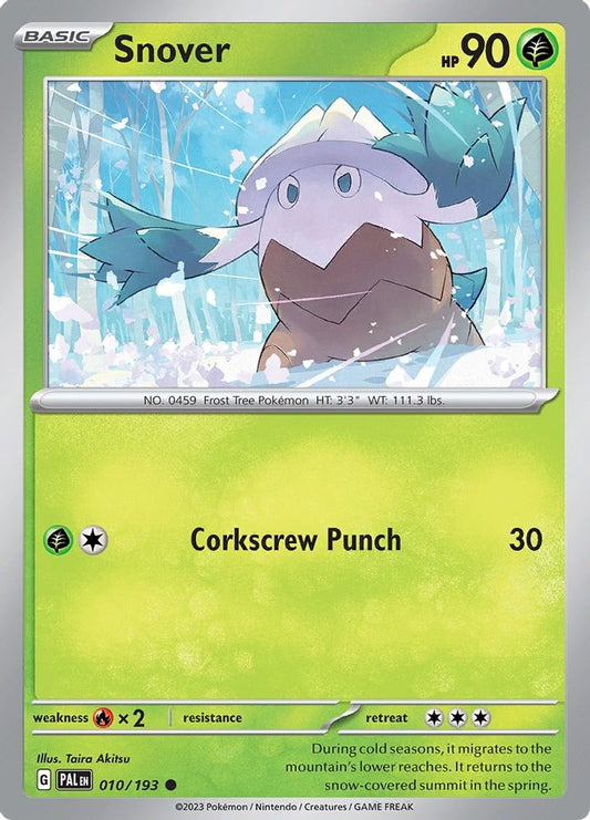 Snover 010  - Reverse Holofoil SV02 Paldea Evolved - Common